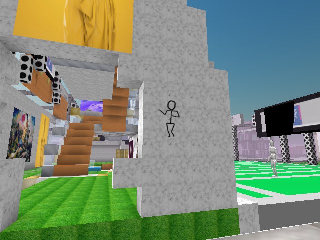 animated stick figure graffitti, how cool is that?