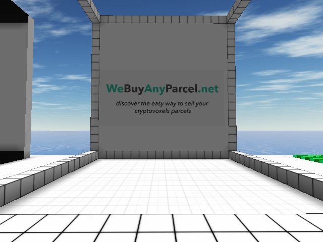 The New Jersey turnpike arrives in Cryptovoxels. Replace 'New Jersey' with any mundane road with advertising on it to fit your region.