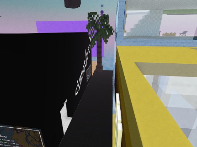 Ether palm trees