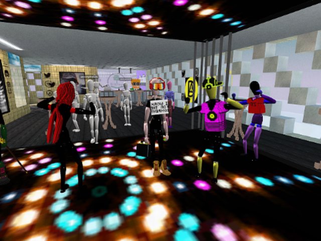 At the party with anton