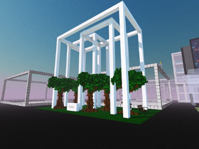 dropacid.eth park brought to you by the Cryptovoxels Park Service
