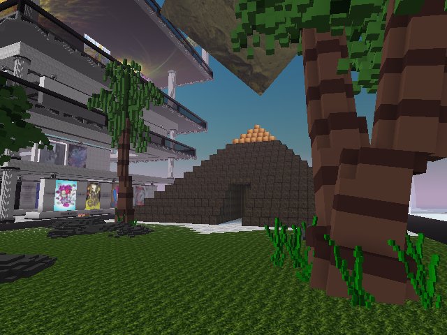 Hiro's L@ndScape Service - Temple West Park : Cryptovoxels Parks & Recreation N Milan : '19 Via privata Fratelli Gabba'