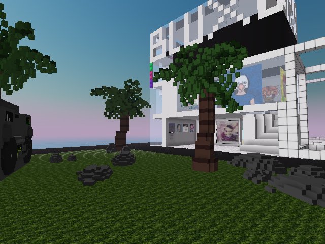 Hiro2049 L@ndScape Service - Cryptovoxels Parks & Recreation : Milan South Coast Park : '19 Via Fatebenefratelli'