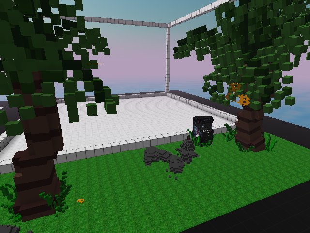 South Coast Corner Park : Hiro2049 L@ndScape Service - Cryptovoxels Parks & Recreation : '2 Via Giacomo Puccini'