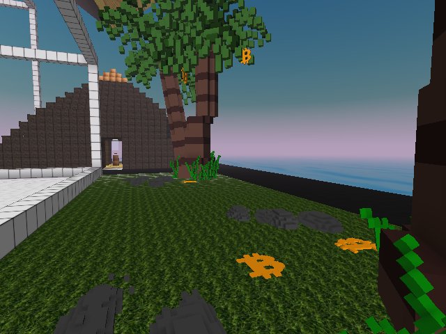 Hiro2049 L@ndScape Service : North Shore Park Milan : Cryptovoxels Parks & Recreation : '3 Via del Caravaggio'