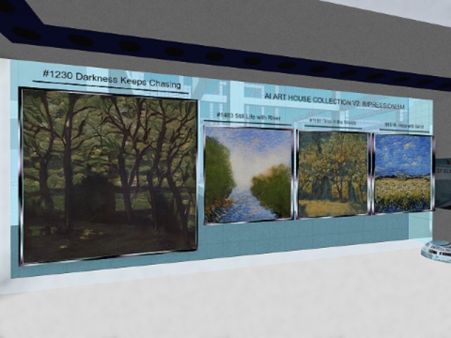 Few of my favorite works of AI art.