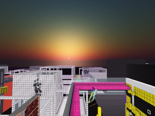 Vaporwave sunset!
