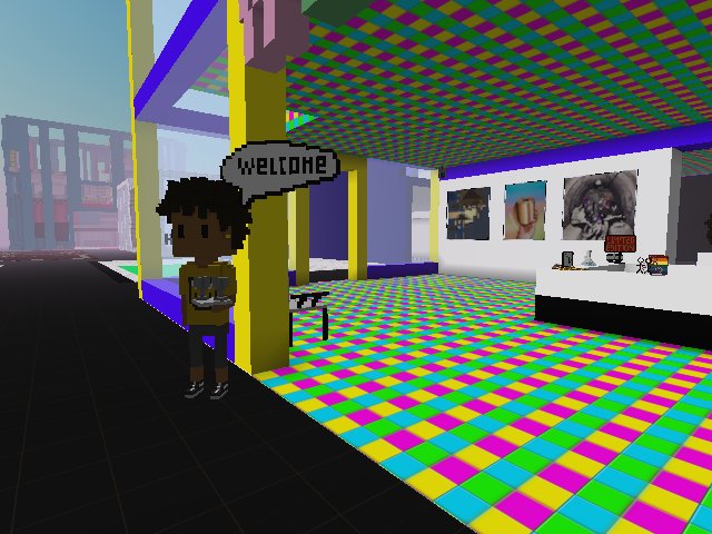 Champagne at the entrance of a shop? Oh wow... what a time to be alive! #VoxelWear