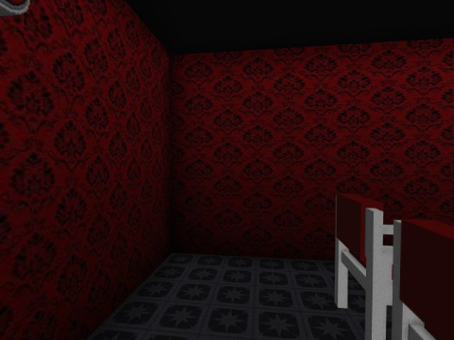 BUG: turn your head to the left and the wall images appear.