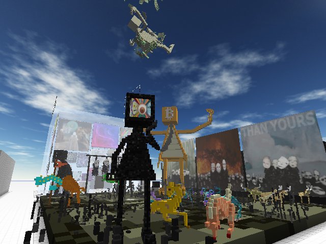 NFT DREAMER looking at you with Moxarra's curious eye! Some claimable $BPC (Bloody Percent) hidden on the plot! #GetOutArtShow