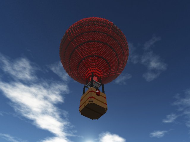 the awesome red air balloon is up!!!