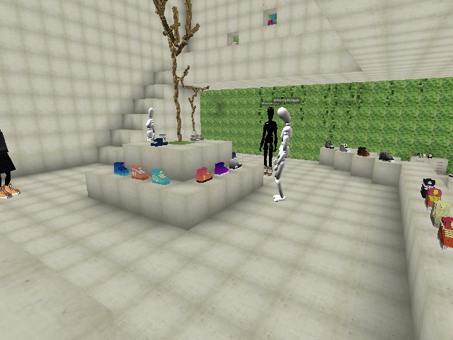 chilling in the cryptovoxels showroom!