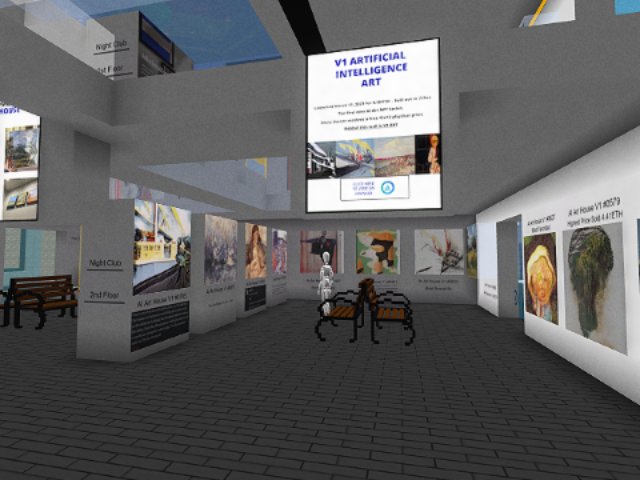 AI Art House Gallery is open for business. Launch party this Saturday 12pm EST.