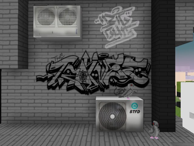 Graffiti piece outside of Railroad Apartment - one of the best CV builds IMO - in North Terrace (O City)