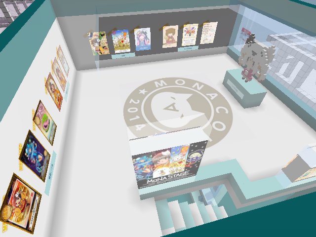 There's a MONACARD(monacoin's NFT) art exhibition going on right now!
Works by Japanese creators are on display.