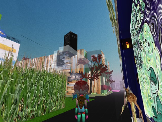Building in progress @Wildeverse1 : view from the road