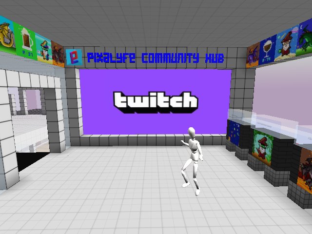 Streaming games night LIVE on twitch tonight from the PixaLyfe Community HUB in cryptovoxels! Stop by for NFT giveaways (6pm EST)