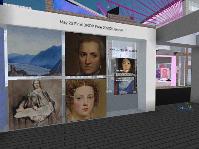 WOWWW....AI Art House just dropped living AI generated portrait art!!! Check out the Gallery and OpenSea.