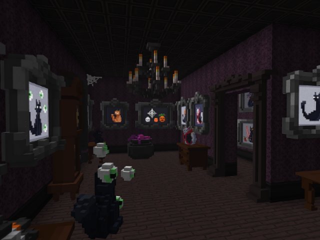 Very scary house. I saw a ghost.