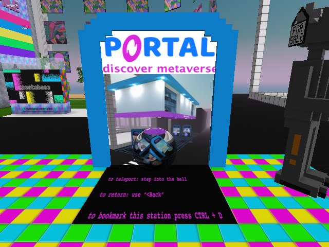 We integrated Safe Portal Berlin Central by wonderful @SergueiV. His stations offer a nice possibility to discover the coolest places in @Cryptovoxels.