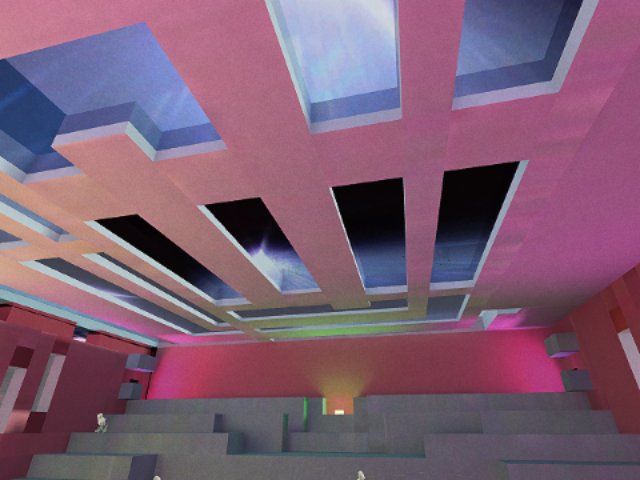 Building in progress: disco lights on the ceiling @Wildeverse1