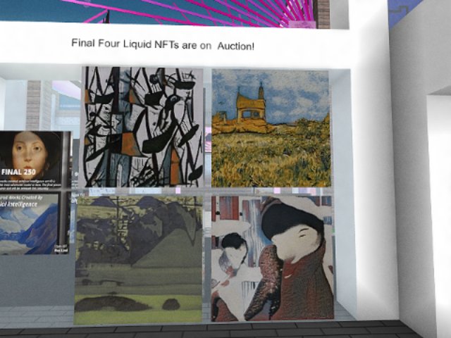 Final Liquid GANs from AI Art House Collection are on auction.