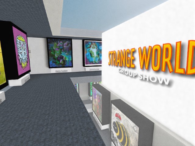 Strange Worlds Group Show presented by the Lowbrow Artist Collective May 27th - June 10th 2021. NFT Art Show