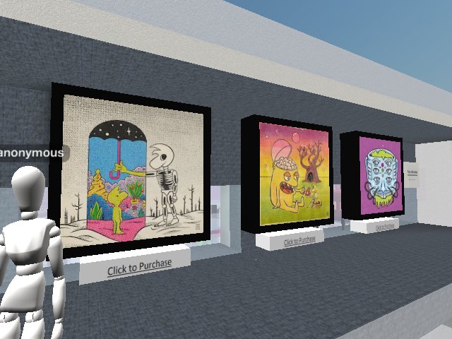 @popwonderart pieces in Low Brow Art Show at @notfungible