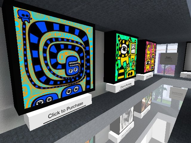 Marc Craig Art in Strange Worlds the Low Brow Collective group show at Not Fungible gallery
