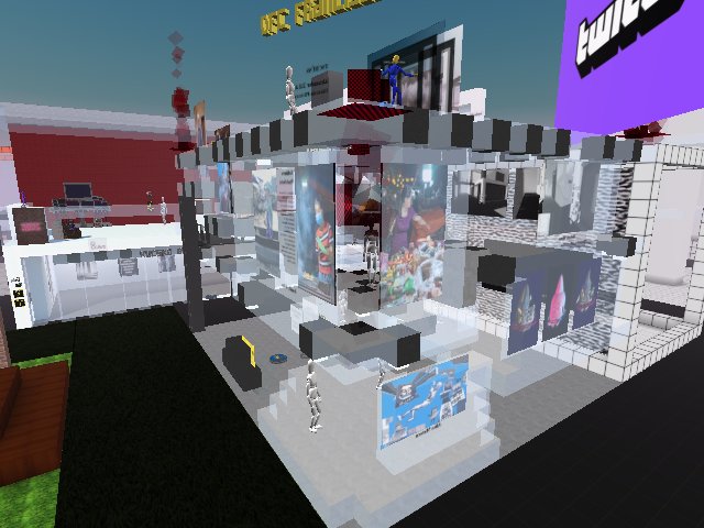 Street photography from Cryptovoxels - Nice Opening Party!