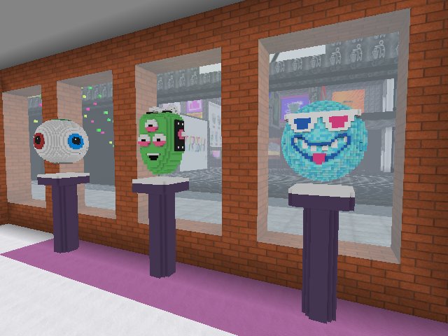 cool voxel heads