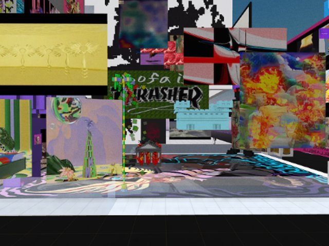 @Ls528art - installing art and flower shower at Stellabelles