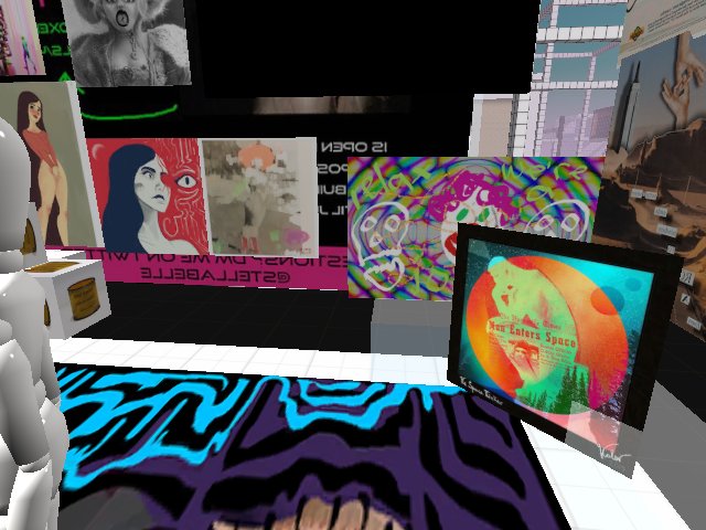 The Space Thinker by Indigo Ego exhibited @ Stellabelle's Museum!