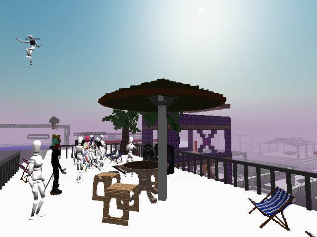 roofparty on the bittrees art museum/nftearoom