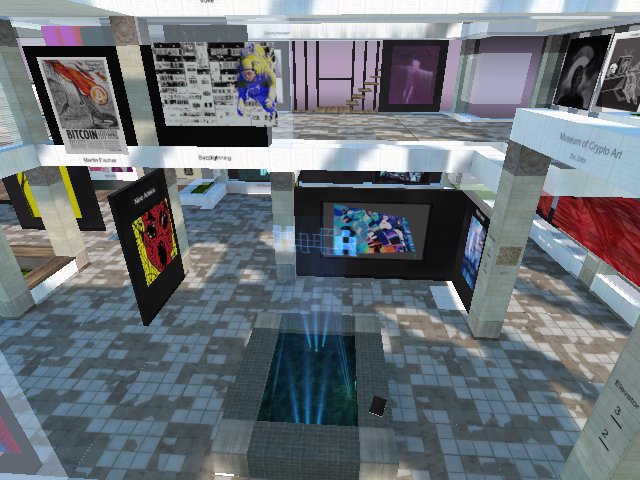 NFT art at #MoCAMuseum #cryptoart