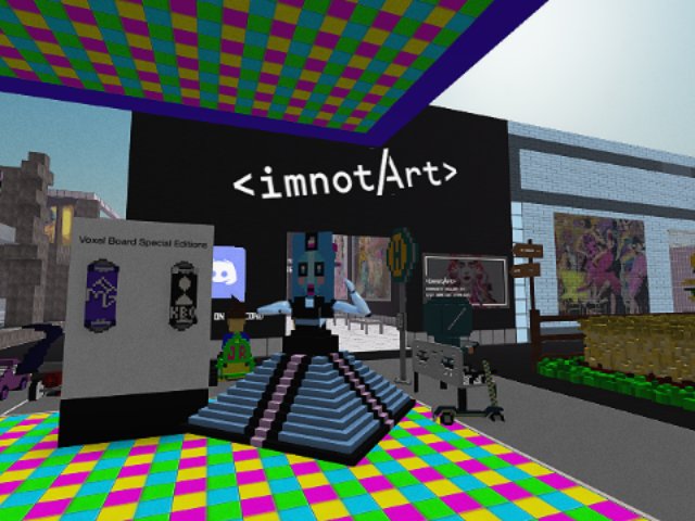 Stellabelle's epic wearable in one my custom made avatar mannequins specially for Voxel Wear and Stellabelle!