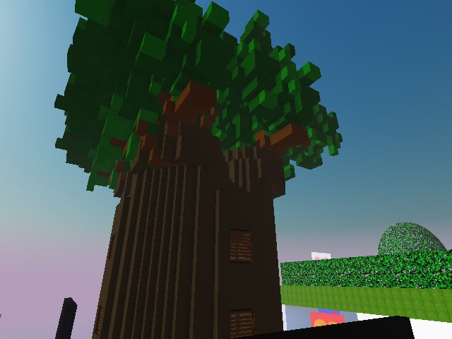 My treehouse Work-in-progress
Made entirely from voxel models stacked on top each other to create a hollow trunk with rooms and floors. @PlokTheMaster #cryptovoxels #crypto #eth #defi