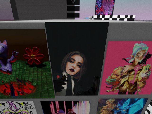 Just hanged the Godmothers on Stellabelles Gallery....