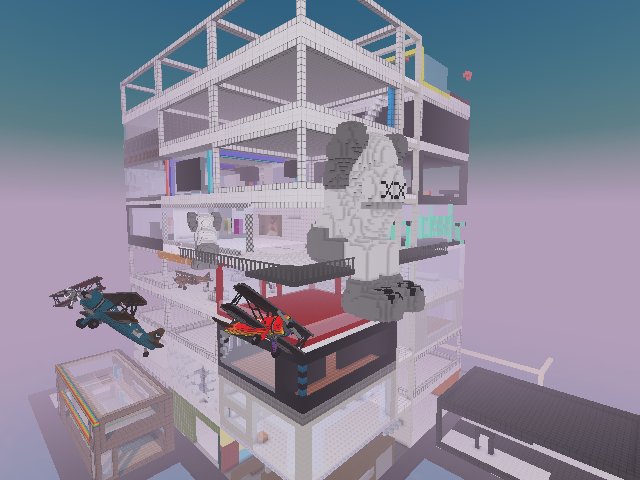 me building kaws