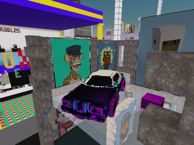 others might be the elephant in the room, but this fellow ape got a car in the room! Now that's something.