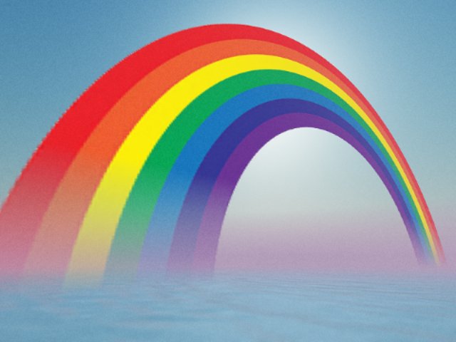 Somewhere over the rainbow.....
