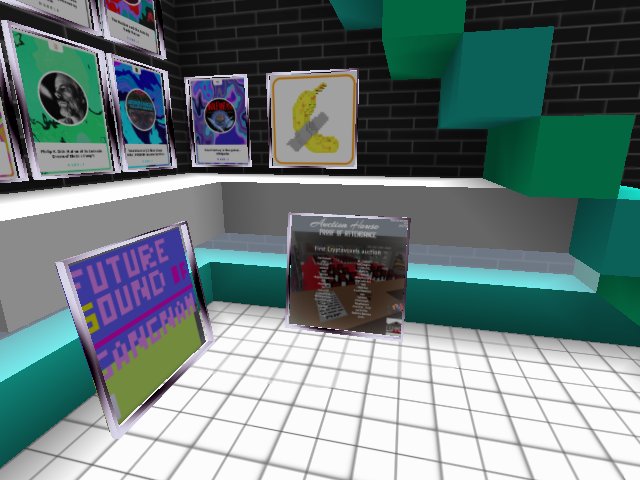 Proof of Attendance for the first Cryptovoxels Charity Auction!