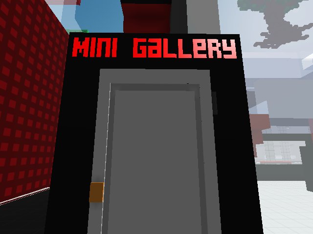 I found the MINI GALLERY!