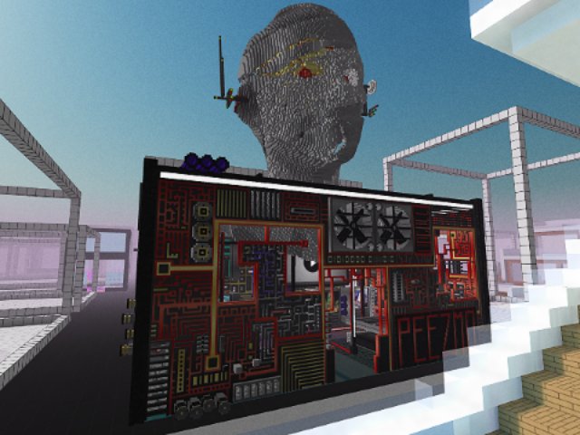 This voxel art build is next level.