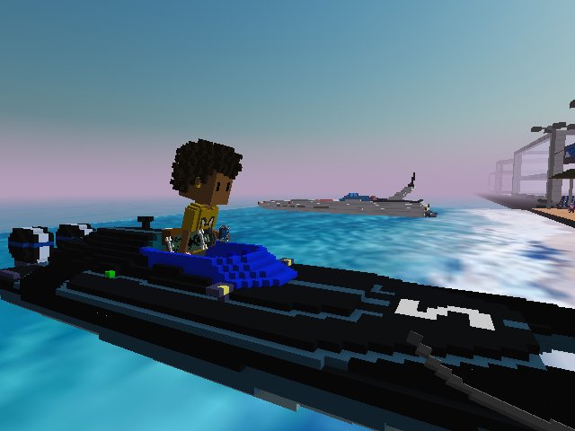 Meebit #16019 entering CV by speedboat.