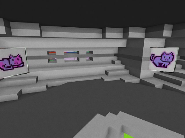 #mooncat NFTs in the rotating room lol
