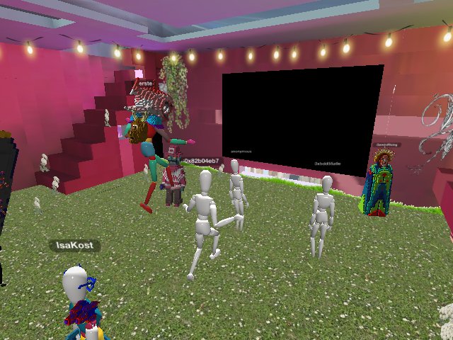 live music and visuals at Wildeverse launch party
