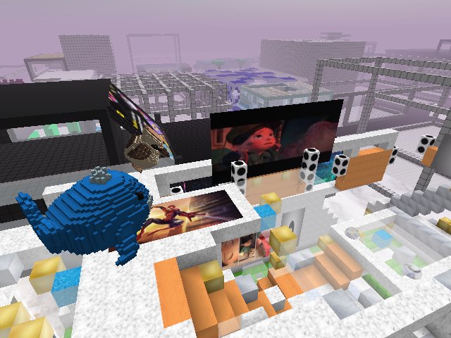 #mavenarte gallery - #whale #kookaburra #laughingbird in the sky.. flying with #spiderman .. in #cryptovoxels #voxeland
