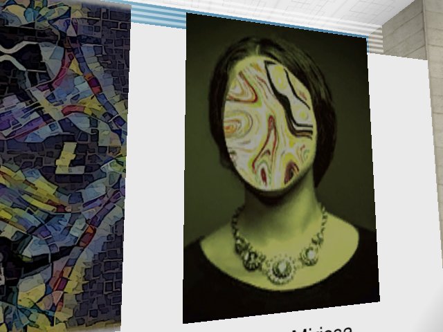 Is it you, Mona?  #MoCAMuseum #cryptoart