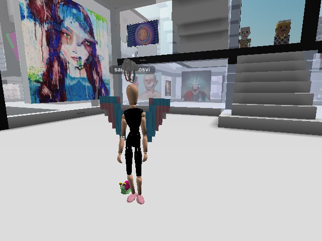Sarah M Moosvi visiting Meta Portrait Gallery